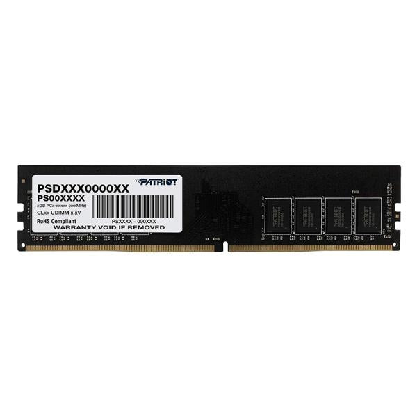 MEMORIA RAM PC 8GB PATRIOT SIGNATURE DDR4 3200MHz CL22 1.2V PSD48G320081 SL NEGRO