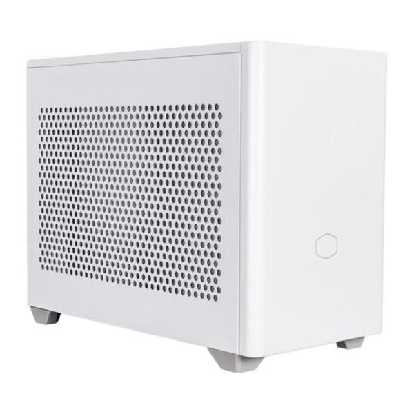 CASE RGB COOLER MASTER MASTERBOX NR200P MINI TOWER VENTILADORES 2 DE 120MM CON VIDRIO Y MALLA LATERAL MCB-NR200P-WGNN-S00 BLANCO