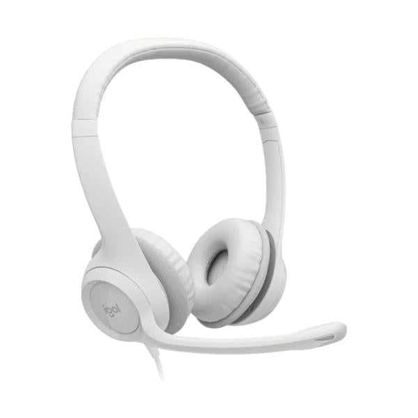 HEADSET LOGITECH H390 ALÁMBRICO USB 981-001285 BLANCO