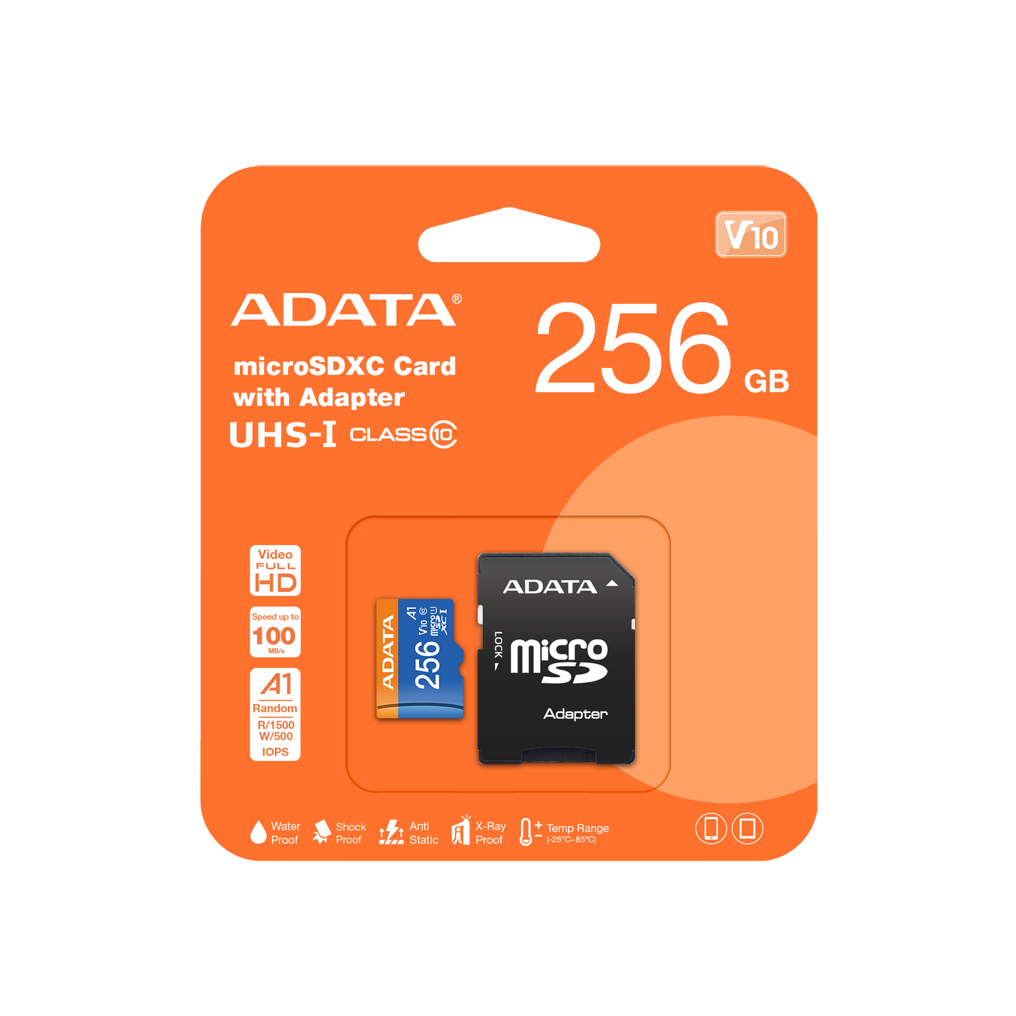 MEMORIA MICRO SD ADATA V10 HD | 256GB
