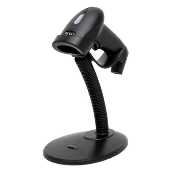 LECTOR DE CODIGO DE BARRAS SAT AMERICA LASER LINEAL LD101R+1 USB NEGRO 4070070000438