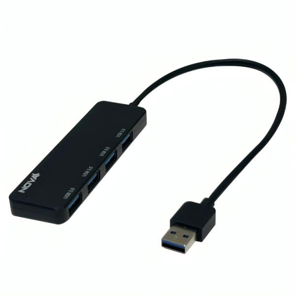 HUB NOVA AHB1S340002C 4 EN 1 USB-A 3.0 4 PUERTOS USB-A 3.0 MICRO 5V 5GBPS