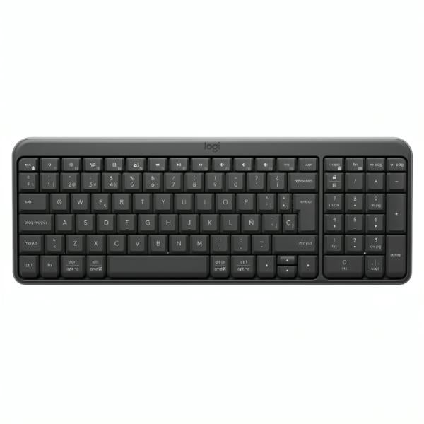 TECLADO LOGITECH K250 COMPACT MEMBRANA INALAMBRICO BLUETOOTH ESPAÑOL 920-013445 NEGRO