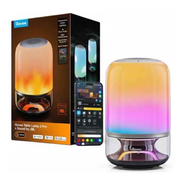LAMPARA DE MESA GOVEE 2 PRO SOUND DE JBL BLUETOOTH / WIFI H6020AF1