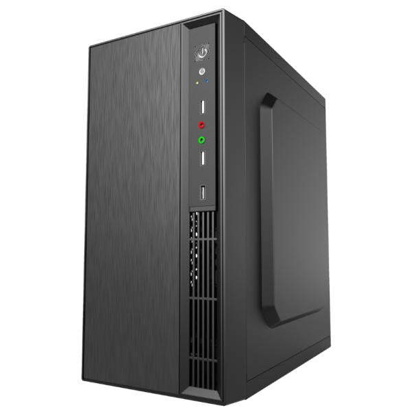 CASE NOVA CM06H1RA001C MINI TOWER VENTILADORES 1 DE 120MM Y 80MM SIN FUENTE DE PODER NEGRO