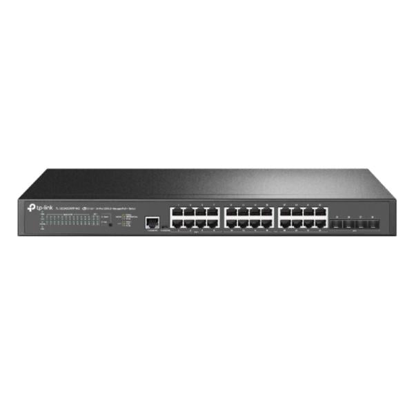 SWITCH TP LINK OMADA SG3428XPP-M2(UN) 24 PUERTOS RJ45 2.5G POE Y 4 SFP+ 10G - 2.5 GBPS Y 10G ADMINISTRABLE