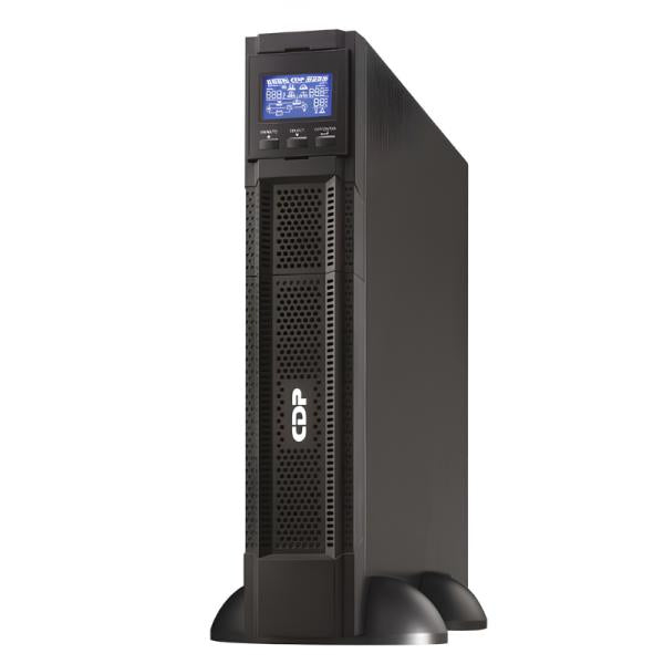 UPS CDP UPO11-3RTAXI 3000VA 3000W ONLINE DOUBLE CONVERTION 8 IEC-13/IEC-C19/USB/SERIAL LCD/SOFTWARE VIEWPOWER NEGRO
