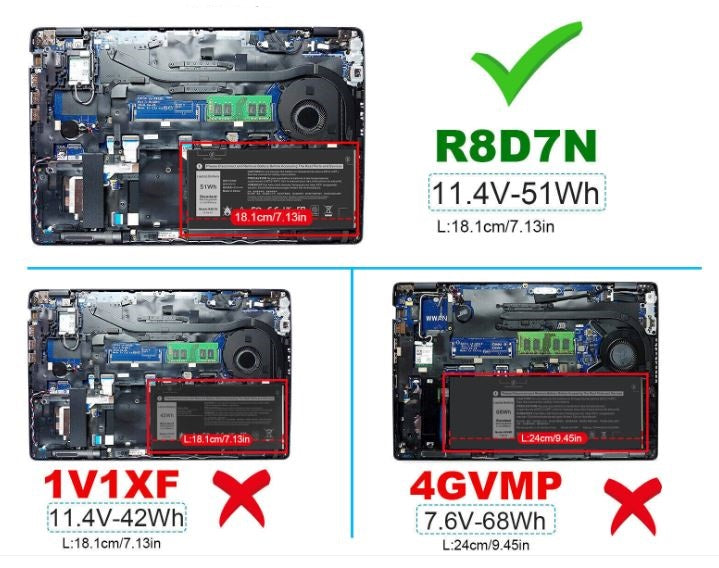 BATERIA DELL PRECISION 3540 M3550 R8D7N | HOMOLOGADA
