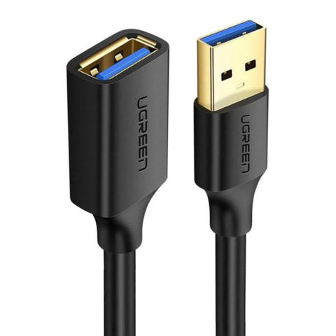 CABLE UGREEN US129 | USB 3.0 MACHO A HEMBRA | 1m | 5GBPS