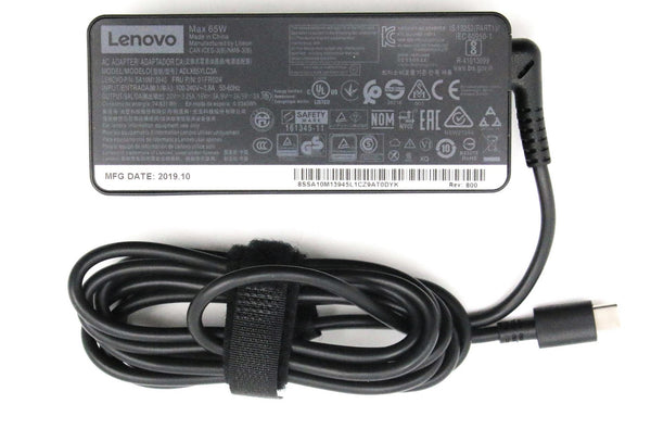 CARGADOR ORIGINAL IBM LENOVO 65W / 20V 15V 9V 5V / 3.25A 3A 2A / TIPO C