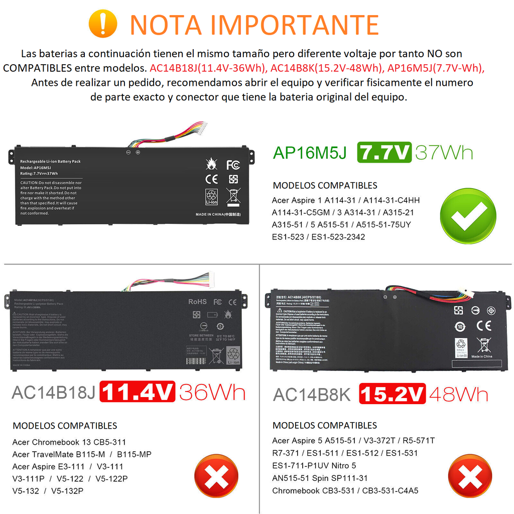 Jack Power Acer Aspire 1 A114-31 A114-32 Ddz8paad000 6pin | Cuotas sin interés