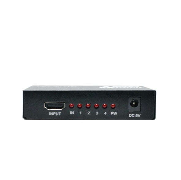 SWITCH UNNO HDMI 4K HD | 4 PUERTOS | HB1205BK