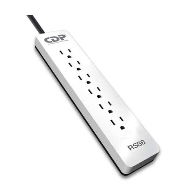 REGLETA CDP R-SS6 | 6 TOMAS | 1850W | 1.2 M | SUPRESOR DE PICOS