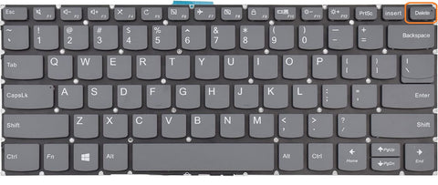 TECLADO LENOVO IDEAPAD 3-14IIL05 3-14IML05 3-14ITL05 |  GRIS SIN FRAME | SIN BOTON DE ENCENDIDO