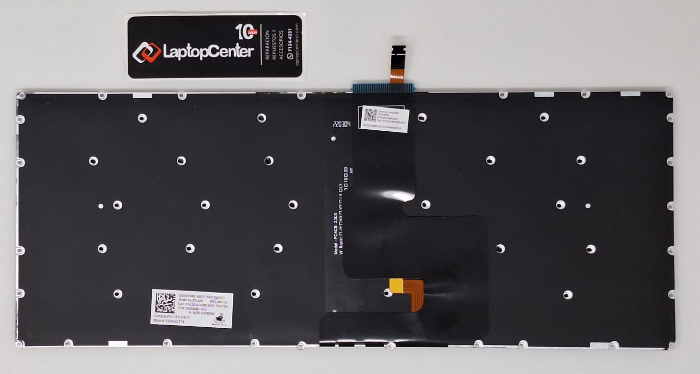 TECLADO LENOVO IBM YOGA 520-14IKB 720-15IKB FLEX 5-1470 5-1570 IDEAPAD 330S-14AST 330S-14IKB | SIN FRAME | SIN BOTON DE ENCENDIDO