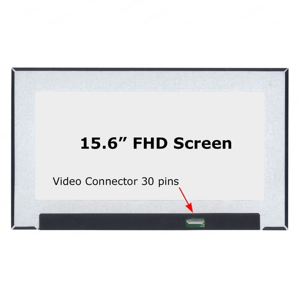 PANTALLA 15.6 LED SLIM FHD (1920x1080) | CONECTOR EDP 30 PINES ABAJO DERECHA | RECTANGULAR