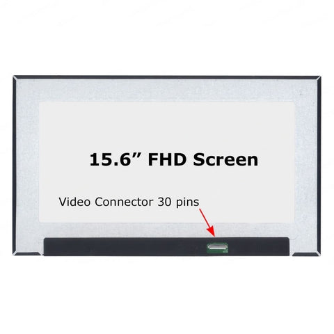 PANTALLA 15.6 LED SLIM FHD (1920x1080) | CONECTOR EDP 30 PINES ABAJO DERECHA | RECTANGULAR