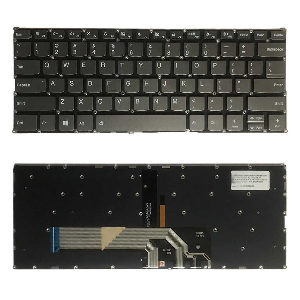 Keyboard Replacement Keys For Lenovo Yoga 510 Laptops UK Layout - Foto 7