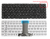 TECLADO HP COMPAQ  14AB 14AL 14-AV 14-AB000 14-AL000 14-AB100 14-AB200 14-AV000 ESQUINA REDONDA SIN FRAME