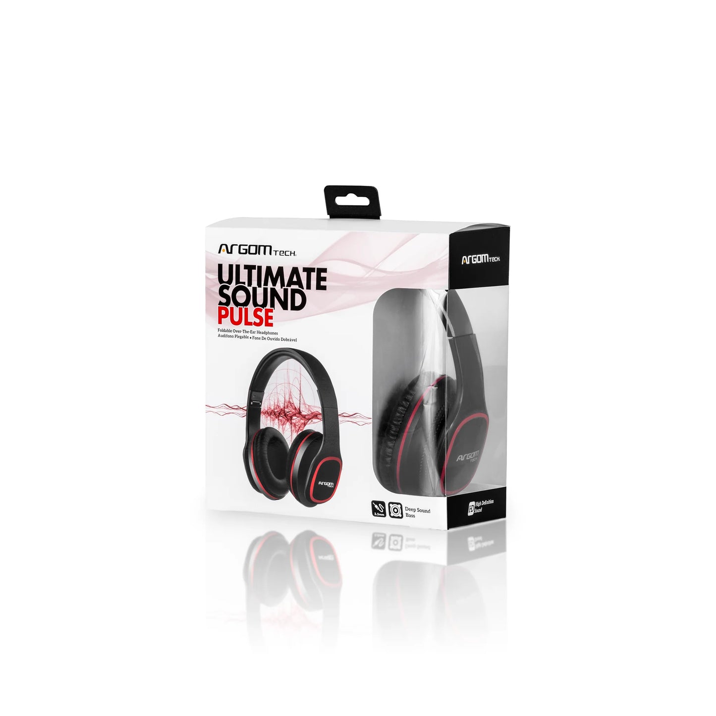 HEADSET ARGOM ULTIMATE SOUND PULSE 3.5MM NEGRO ARG-HS-2402BK