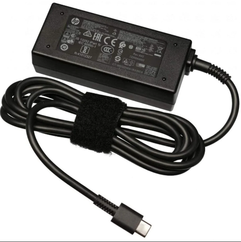 CARGADOR ORIGINAL HP COMPAQ 45W USB TIPO-C TYPE-C / 5V 3A / 12V 3A / 9V 3A / 5V 3A