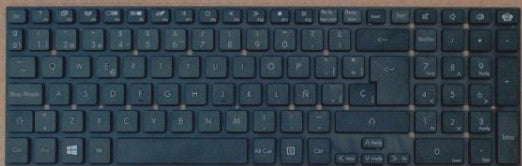 TECLADO GATEWAY NV52L NV55S NV56R NV57H NV75S NV76R NV77H SIN FRAME