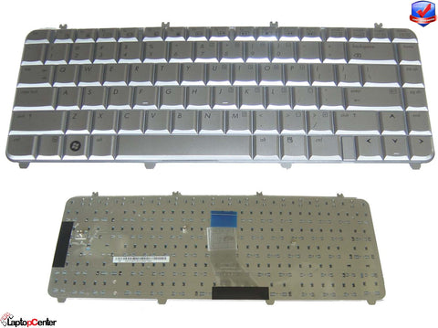 TECLADO HP COMPAQ DV5 SERIE 1000 Y 1200 PLATEADO
