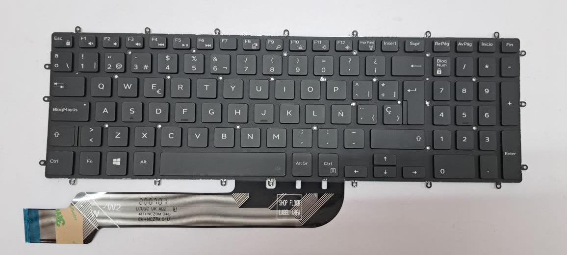 TECLADO DELL INSPIRON 15-5300 15-5000 17- 3000 17-5000 15-5565 5567 5570 5575 03NVJK