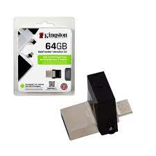 FLASH DRIVE Y OTG MICRO USB 64GB KINGSTON MEMORIA DTDUO3/64GB