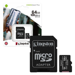MEMORIA MICRO SD 64GB CLASE 10 KINGSTON SDCS2/64GB