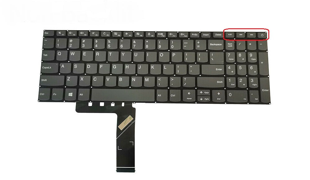 Teclado Para Notebook Lenovo Ideapad 130-15AST 320-15 Series