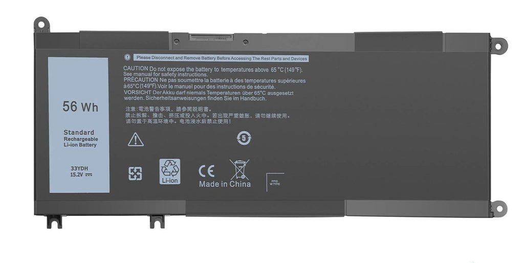 Batterie Dell Latitude 13 3380, Inspiron 7577, Vostro 7580 (Modèle 33Y Batterie Dell Latitude 13 3380, Inspiron 7577, Vostro 7580 (Modèle 33Y