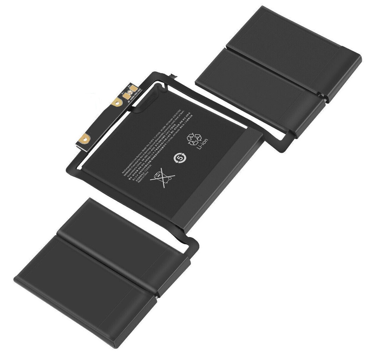 BATERIA APPLE MACBOOK PRO 13 A1819 A1706 Later 2016 mid 2017 EMC 3071 3163 | 6 CELDAS | 11.41V | 4314mAh/49.2Wh