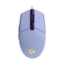 MOUSE GAMING RGB LOGITECH G203 LIGHTSYNC ALÁMBRICO USB 8000 DPI 910-005851 LILA