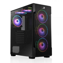CASE GAMING  X-LION H2-520 TEMPERED  GLASS SIDE PANEL USB2.0*2 + USB3.0*1 + HD AUDIO + 3 FAN