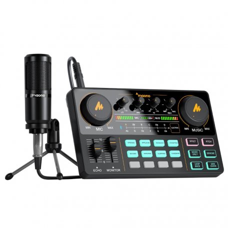 INTERFAZ DE AUDIO MAONO CON MICROFONO (AU-AM200-S1)