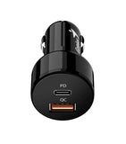 CARGADOR DE VEHICULO GENIUS PD-36AC-Car | 36W | 2 SALIDAS (CARGA RAPIDA)