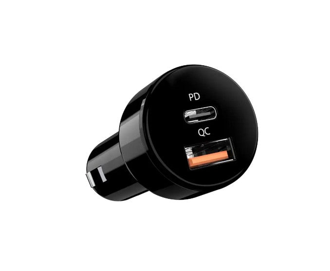 CARGADOR DE VEHICULO GENIUS PD-36AC-Car | 36W | 2 SALIDAS (CARGA RAPIDA)