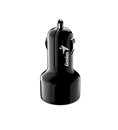 CARGADOR DE VEHICULO GENIUS PD-36AC-Car | 36W | 2 SALIDAS (CARGA RAPIDA)