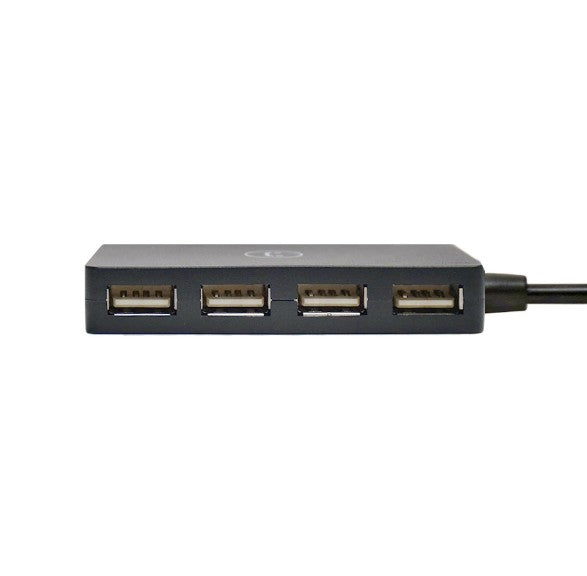 HUB UNNO 4 PUERTOS  |  USB-A 2.0 | HB1008BK