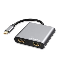 HUB HDMI DUAL 4 EN 1 AXESS CON USB 3.0 Y USB 3.0. PASO DIRECTO DE PD DE 87W | ARG-UB-0182