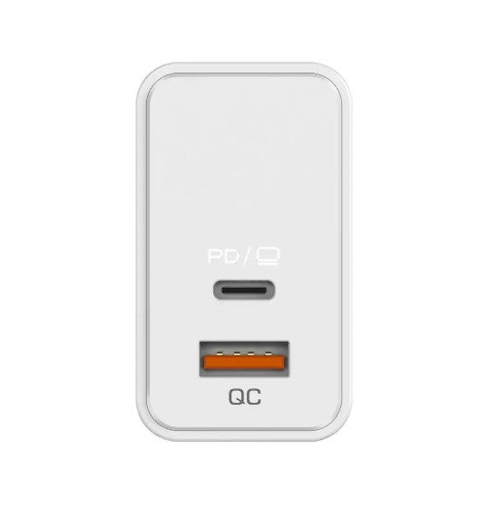 CARGADOR DE PARED GENIUS RS2 PD-65AC | 65W | 2 SALIDAS