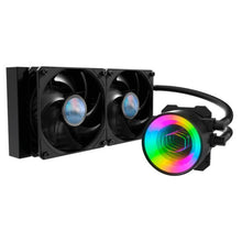 ENFRIAMIENTO LIQUIDO RGB COOLER MASTER MASTERLIQUID  ML240 MIRROR ARGB AIO 240MM MLX-D24M-A18PK-R1 NEGRO