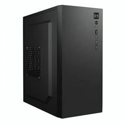 CASE CM15KTRA001C MINI TOWER SIN VENTILACIÓN INCLUIDA CON PANEL LATERAL Y CON FUENTE DE PODER 600W NEGRO