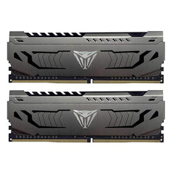 MEMORIA RAM PC 8GB (2×4GB) PATRIOT VIPER 4 STEEL DDR4 3200MHz CL16 1.35V PVS48G320C6K V4S GRIS