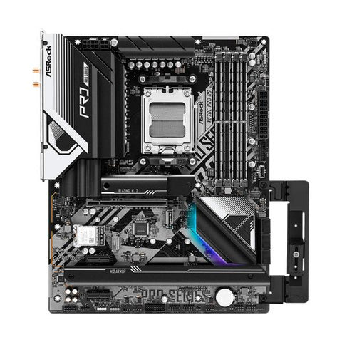 TARJETA MADRE ASROCK X670E PRO RS AM5 ATX DDR5 X670EPROP RS NEGRO/BLANCO