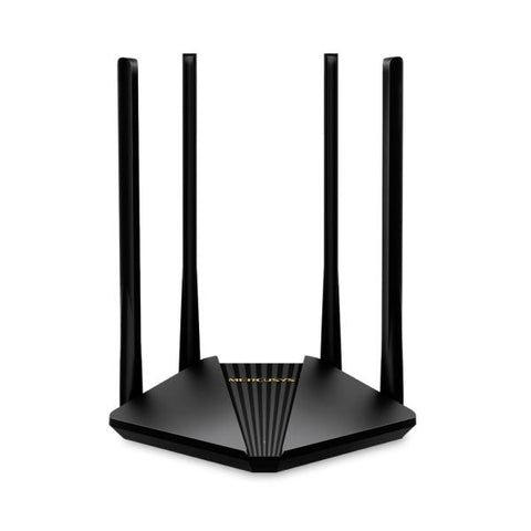 ROUTER MERCUSYS MR30G DUAL BAND 2.4/5 GHZ 1200 MBPS WIFI 5 PUERTOS WAN / LAN NEGRO