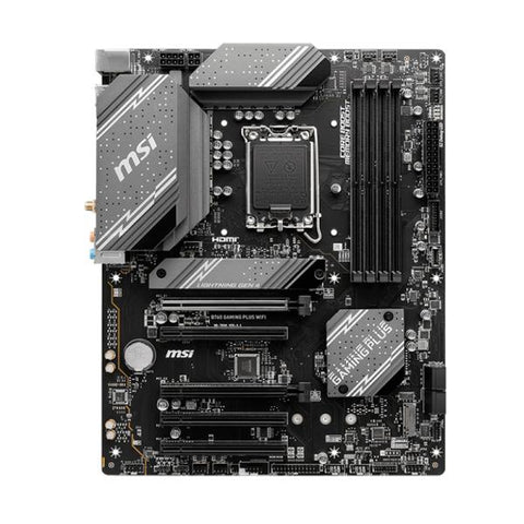 TARJETA MADRE MSI B760 GAMING PLUS WIFI ATX DDR5 911-7D98-029 NEGRO