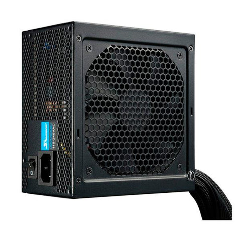 FUENTE DE PODER SEASONIC S12III 500W 80 PLUS BRONZE NO MODULAR ATX SSR-500GB3 NEGRO