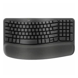 TECLADO LOGITECH ERGO WAVE KEYS  INALÁMBRICO BLUETOOTH INGLÉS 920-011898 NEGRO